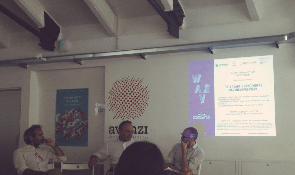 orlandotm's tweet photo. Con Carlo Alberto Pratesi a raccontare #InnovActionLab e @solodotsh all'interno di @WaveMilano http://t.co/KVyjvwo9MZ