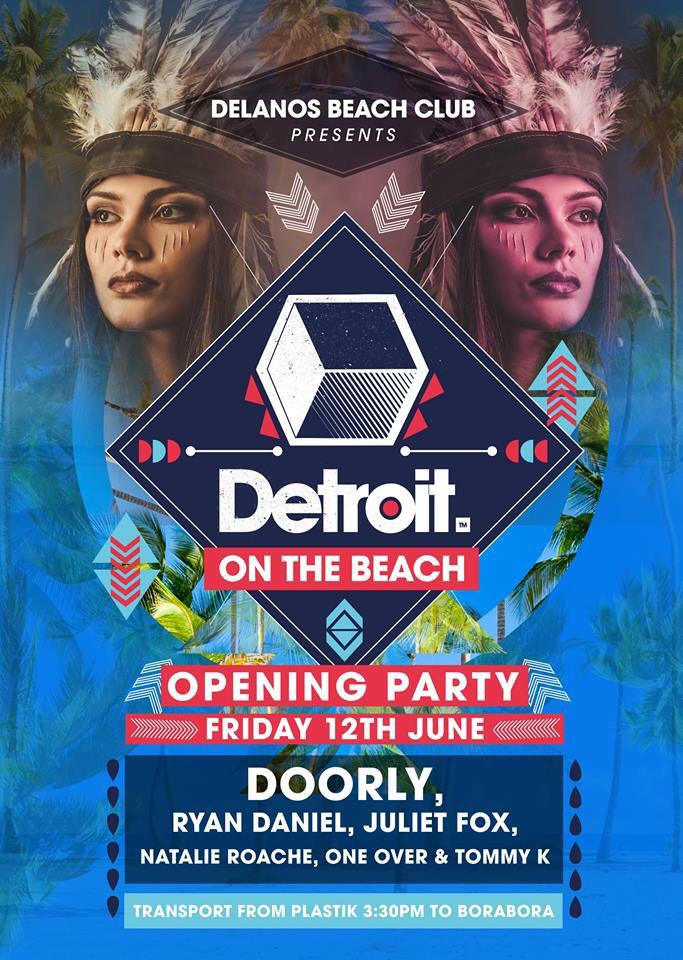 DetroitIbiza's tweet photo. Get involved with this one today! We have @doorlydj coming down to open our weekly beach party at Delanos http://t.co/5LW65skf6z