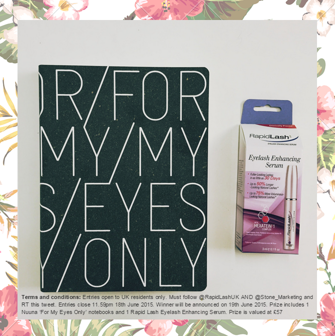 RapidLashUK's tweet photo. #Comp time! RT+follow us &amp; @Stone_Marketing for a chance to #WIN this prize pack. Comp closes 11.59pm,18th June 2015 http://t.co/kCxzKL00Ng