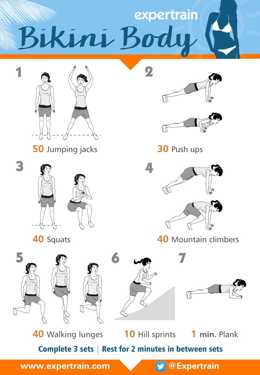 Feel confident, sexy &amp; healthy in your bikini this summer! Check out more workouts here : bit.ly/UE7sCh