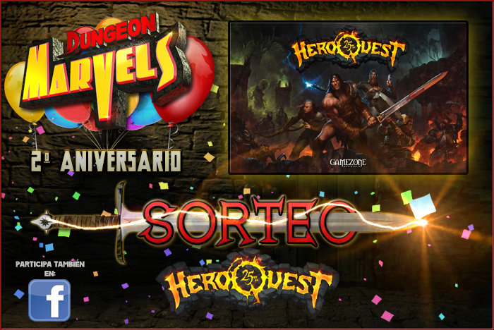 DungeonMarvels's tweet photo. ¡Cumplimos 2 años! ¡Hazte seguidor de @DungeonMarvels y retuitea esta imagen para participar en nuestro sorteo! http://t.co/w9quSlHicD