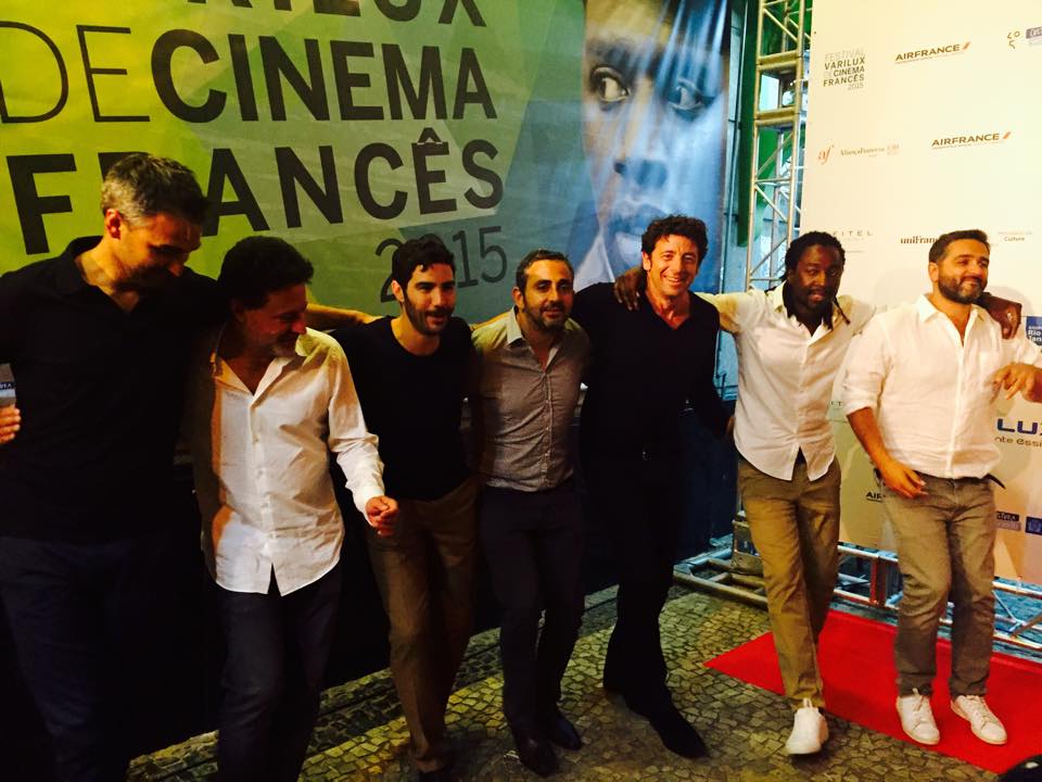 SambaLeFilm's tweet photo. Quand @taharrahim1 @ToledanoNakache @NoomDiawara et @PatrickBruelOff ouvrent le festival du film Français à Rio ! http://t.co/Nd07RRyUH8