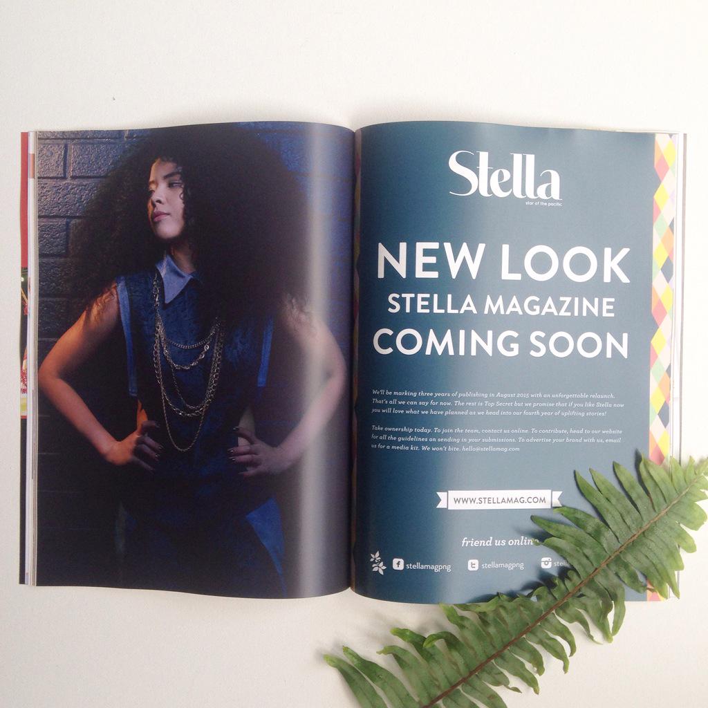 StellaMagPNG's tweet photo. It's true. New look. Coming soon xx #stellamagpng http://t.co/S65Sunhs61 http://t.co/0IjmnQR2I0