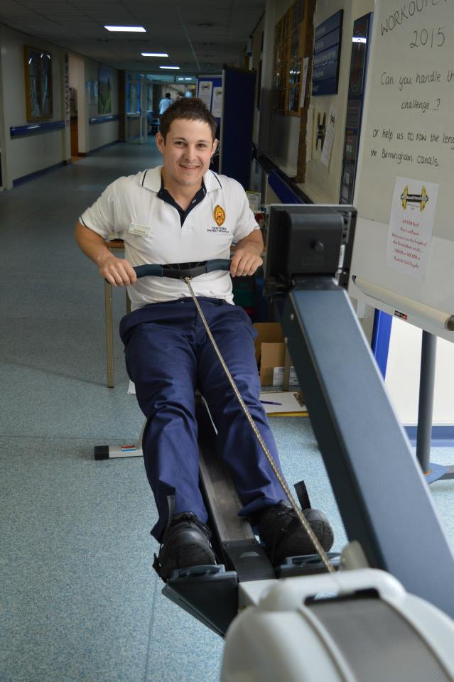 ROHNHSFT's tweet image. It&apos;s all go for #workoutatwork today, with a rowing challenge and boxercise on the go right now!