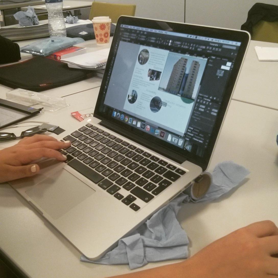 ICDESIGNnine's tweet photo. Mug of tea - 1. Anna's laptop - 0. Seems to still be working for the minute.... #PANICover #britishproblems #deadline http://t.co/ZkpGqESmnL