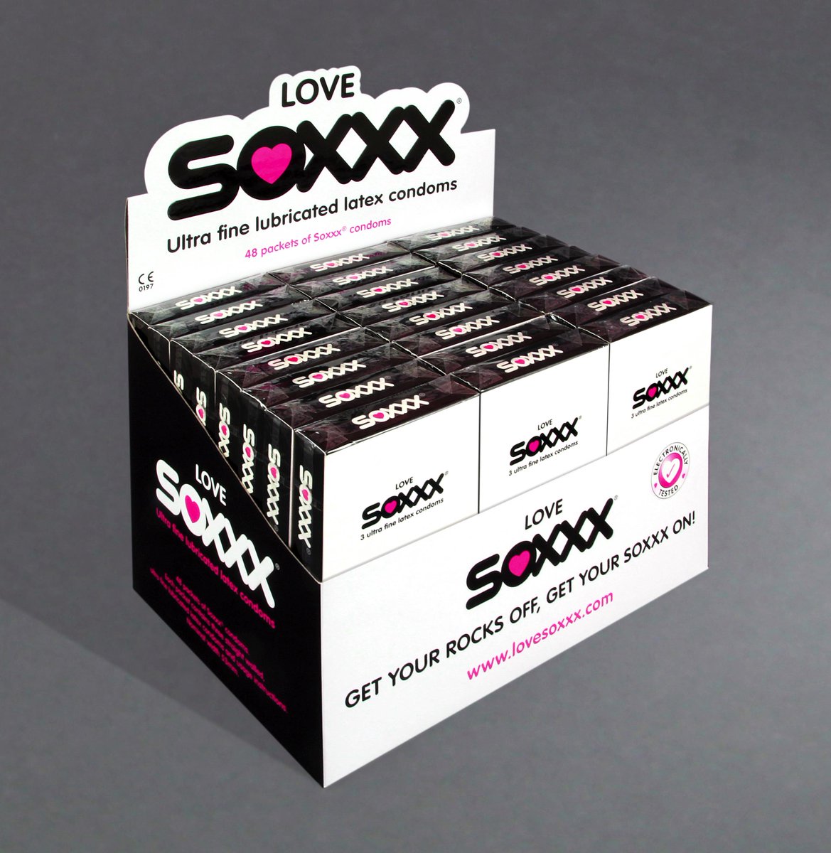 £48 for a bumper pack of #condoms worth £96 while stocks last. Code: 0BFQ7FXYHXD1 lovesoxxx.com/collections/co…