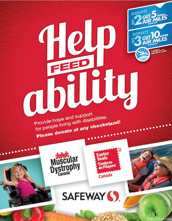 Easter Seals Alberta (@eastersealsab) on Twitter photo June 12-28, Help Feed Ability Campaign in partnership with <a href="/SafewayCanada/">Safeway Canada</a> & <a href="/MD_Canada/">Muscular Dystrophy Canada</a>. Donate & #helpfeedability June 12-28, Help Feed Ability Campaign in partnership with <a href="/SafewayCanada/">Safeway Canada</a> & <a href="/MD_Canada/">Muscular Dystrophy Canada</a>. Donate & #helpfeedability