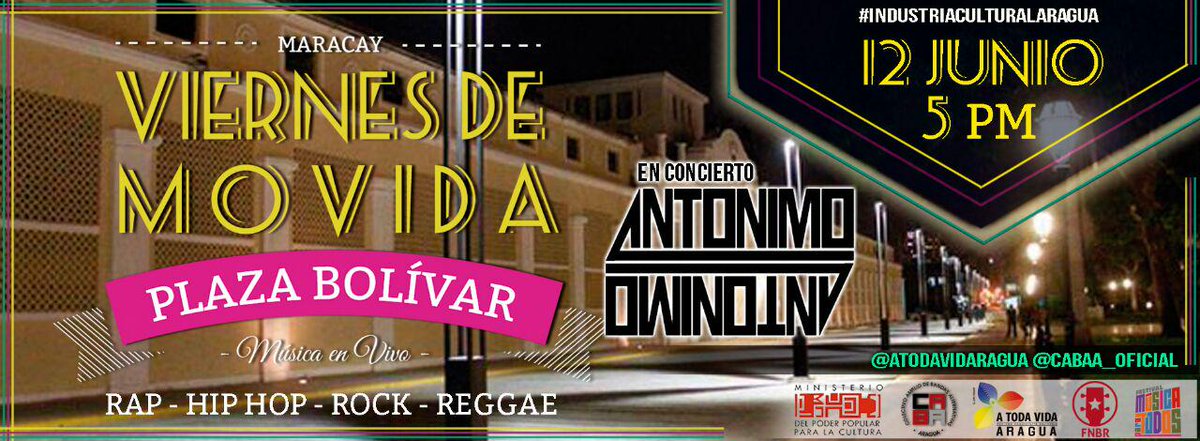 @OnRecords_Web Hoy #viernesdemovida #plazabolivar #maracay #activate @antonimofb #enconcierto  #notequedespegao