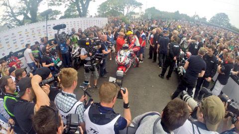 23rd TT win! New lap record! <a href="/jm130tt/">John McGuinness MBE</a>, the main man! Off the scale riding #iomtt