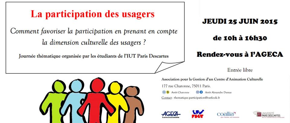 epnageca's tweet photo. Journée thématique : "la participation des usagers", jeudi 25 juin à partir de 10h à l'AGECA - entré libre http://t.co/x7qCEx35hN