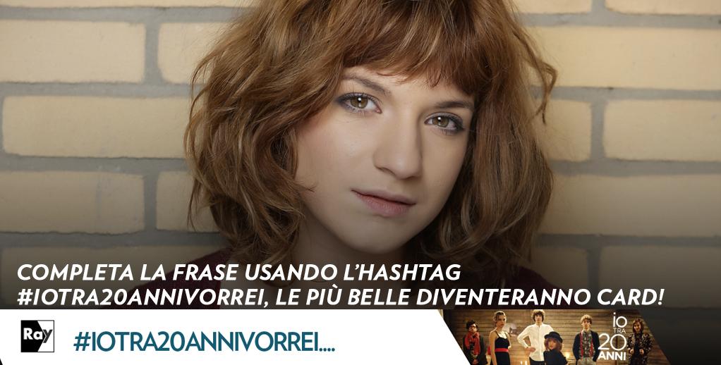 Esprimi un desiderio! Cosa vorresti tra 20 anni?
#iotra20annivorrei iotra20anni.rai.it @storiediRay​ #storiediRAY