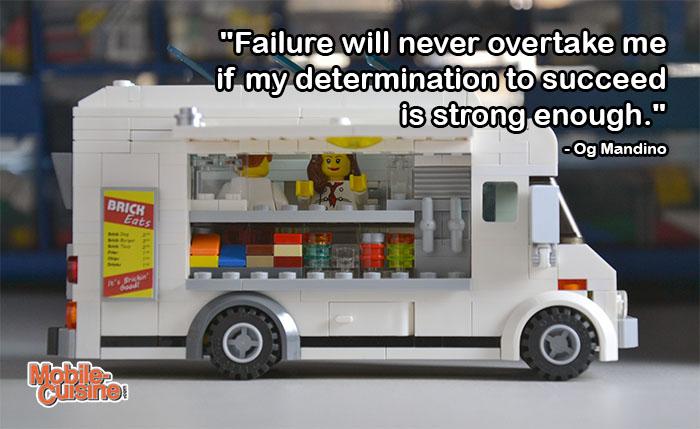 Today's #foodtruck #quoteoftheday comes from Og Mandino.
