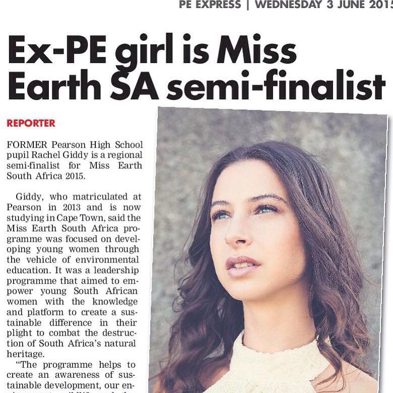 1085AMCT's tweet photo. We congratulate Rachel Giddy for making it this far and wishing her all the best 🌳🌲🍃🌿🌴🌵🌱🍀 @missearth_sa http://t.co/8HKPuOLphZ