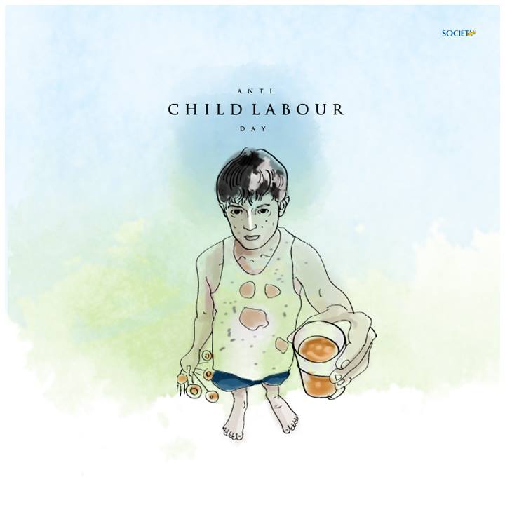 SocietyTea's tweet photo. An everyday story we cannot ignore.Say NO to #ChildLabour
#ProtectOurChildren #ReportChildLabour #AntiChildLabourDay http://t.co/HlrURBaWQ6