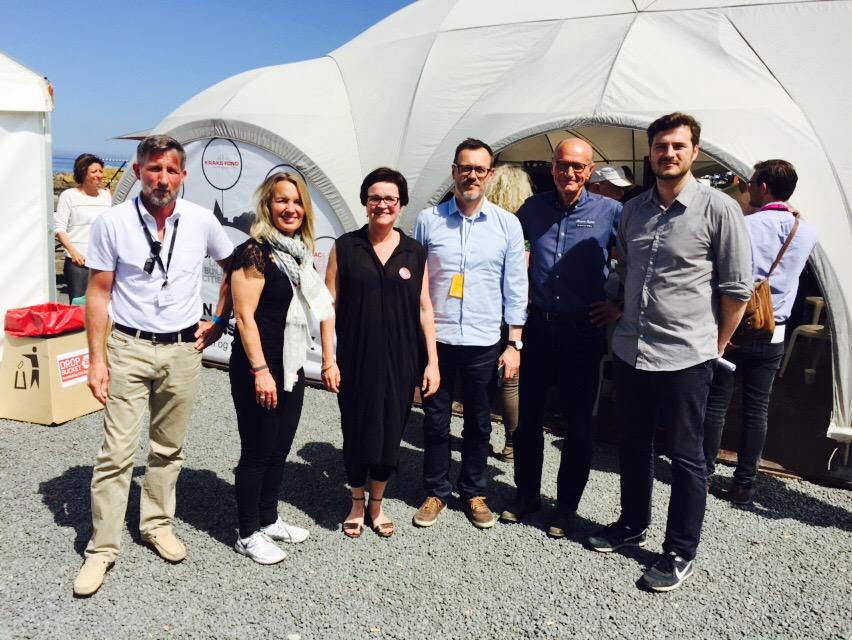 Efter en varm debat om Innovation på #fm15 #fmdk <a href="/MetteKynne/">Mette Kynne Frandsen</a> <a href="/Lene_Espersen/">Lene Espersen</a> <a href="/LennieClausen/">Lennie Clausen</a> og Peter Holm Jacobsen.