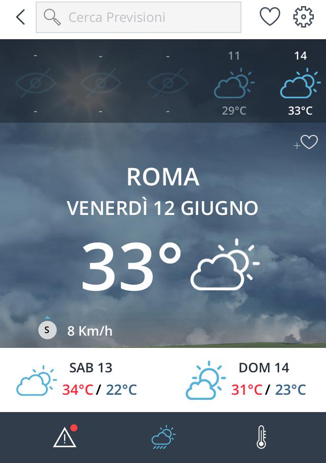 SCARICA APP METEO AERONAUTICA MILITARE