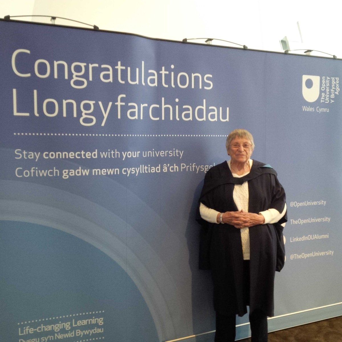 EnergyBasics's tweet image. A very proud 84 year old graduate! #OU_Ceremonies