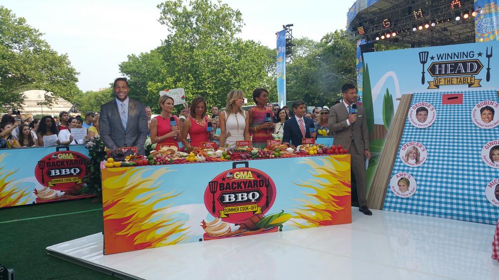 GMA's tweet photo. WC: BREAK from #DeruloGMA - it's time to see who wins the GMA Cook-off! Who will @jasonderulo, @guarnaschelli pick?! http://t.co/eGGCNycs9L