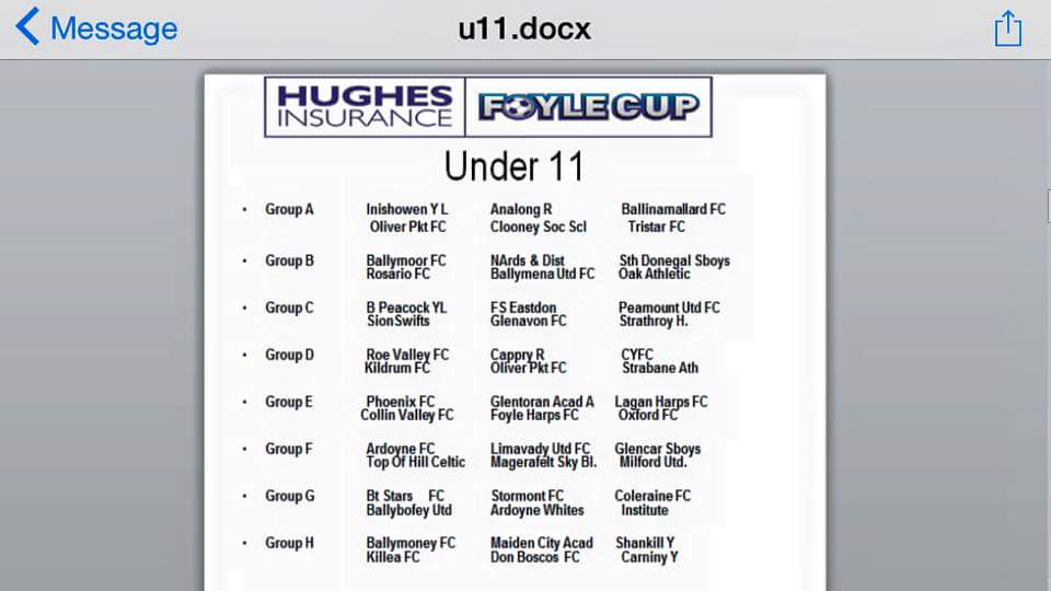 aycfc2004's tweet photo. Groups F &amp; G for our greens &amp; whites. Match 232 &amp; 248 on Monday (greens) and 258 &amp; 286 (whites). #COYBIG http://t.co/AcMuW4vt1F