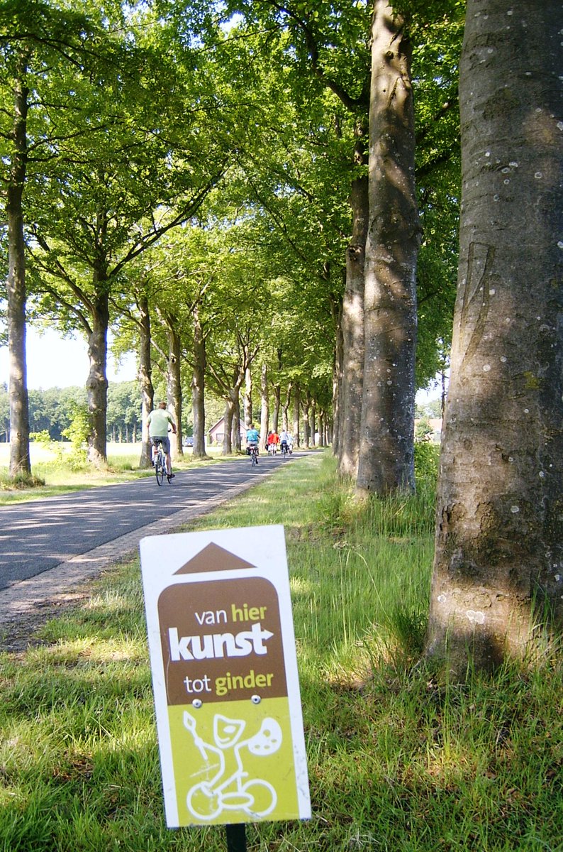 Kunstfietsroute tweet media