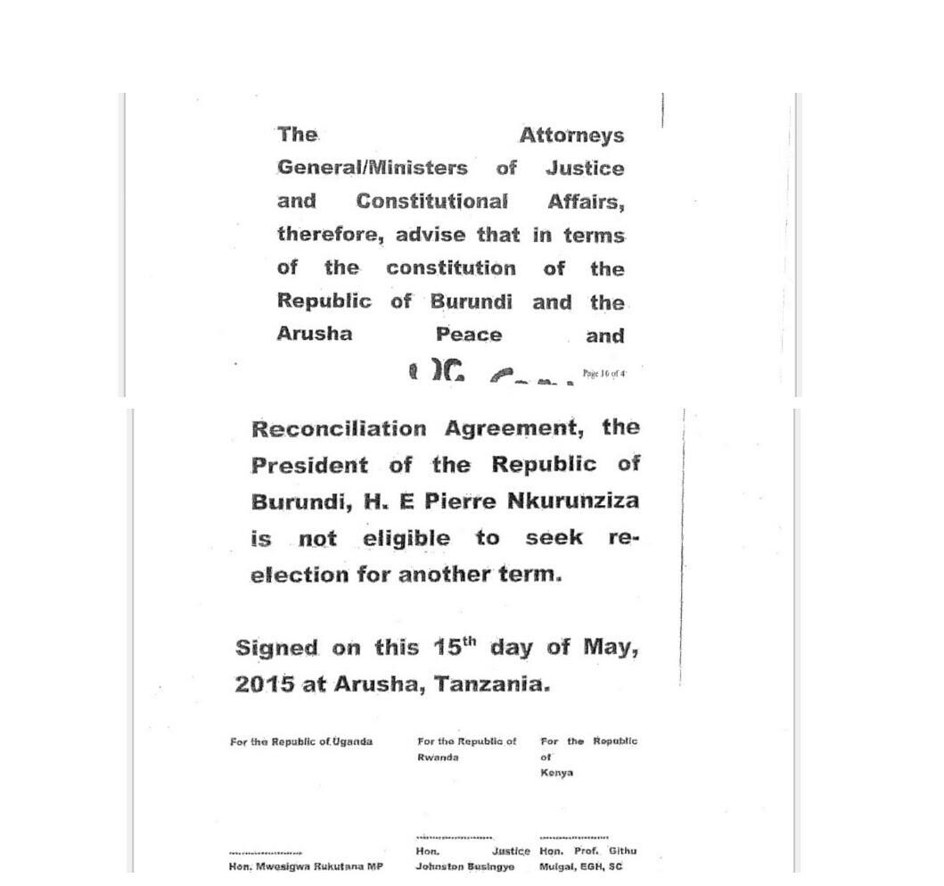 #Burundi: EAC Ministers of Justice &amp; AGs concluded Nkurunziza's 3rd term is unconstitutional files.acrobat.com/a/preview/fea9…