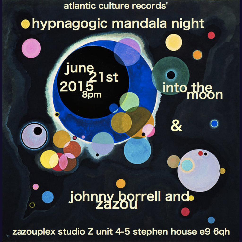 Atlantic culture are having a #party with #johnnyborrell #zazou and #intothemoon