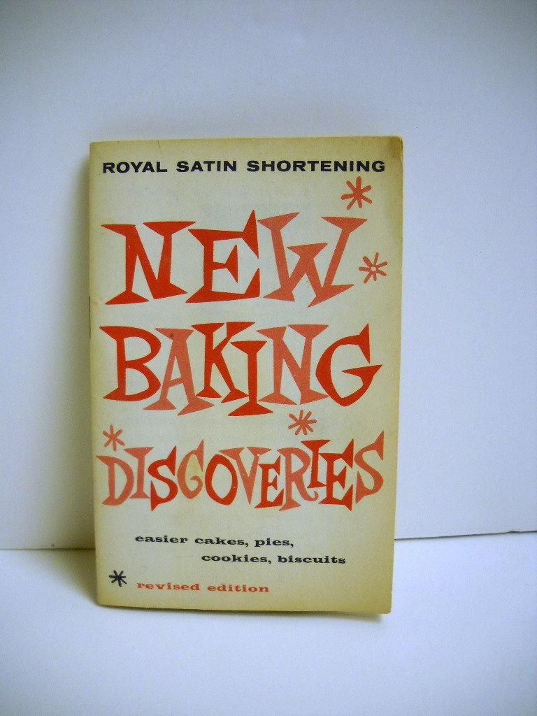 Vintage 1950s Royal Satin Shortening - New Baking Discoveries Recipe Booklet etsy.me/1Cxd17S #Etsy #RoyalSatin