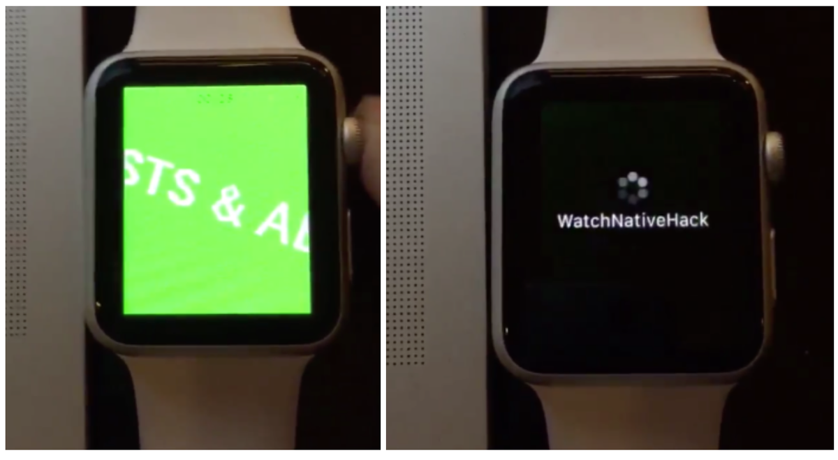 9to5mac's tweet image. Developers hack Apple Watch to run real UIKit-backed native apps 9to5mac.com/2015/06/12/wat…