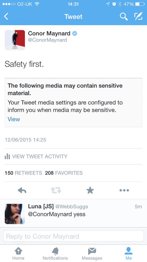 Conor Maynard tweet media