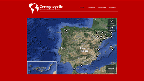 UABBarcelona's tweet photo. Estudiants de #PeriodismeUAB creen un mapa 'online' de casos de corrupció http://t.co/yqUsqFoQYC #Corruptopolis http://t.co/FSQap0r2sy