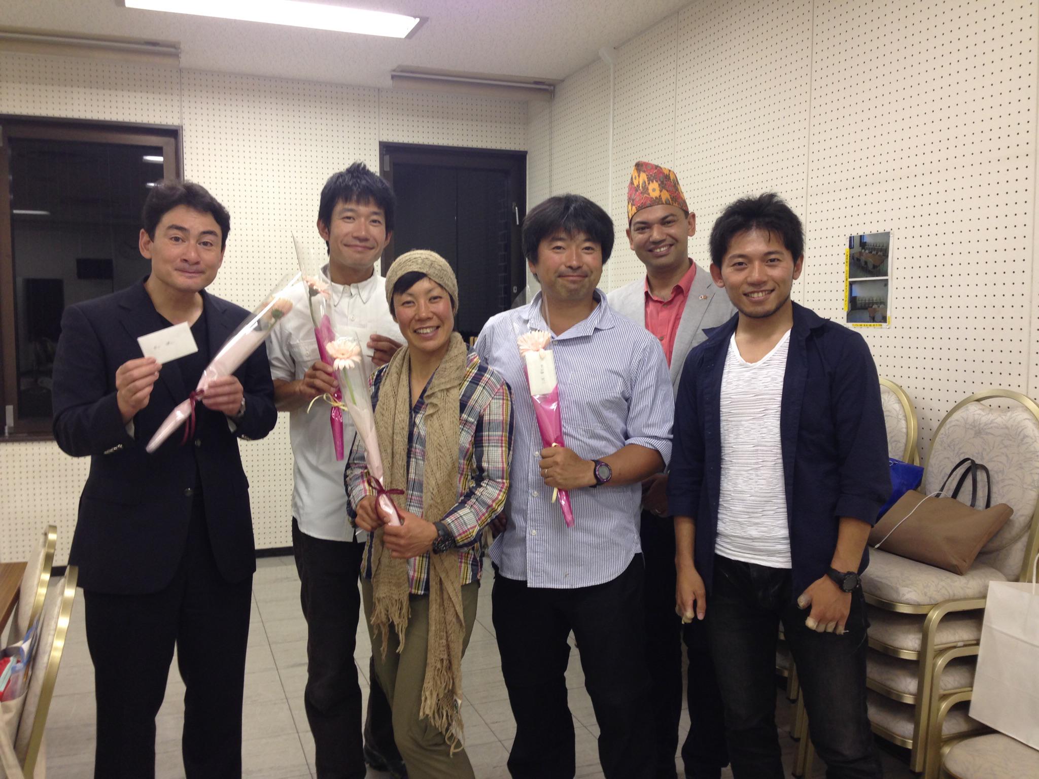 栗城 史多 ネパール復興支援チャリティーイベント ネパールと共に が無事に終了しました 花谷泰広さん 野口健さん 谷口けいさん 三浦豪太さん スタッフの皆さん 来ていただいた皆さん 本当にありがとうございました 最高の支援イベントになりまし