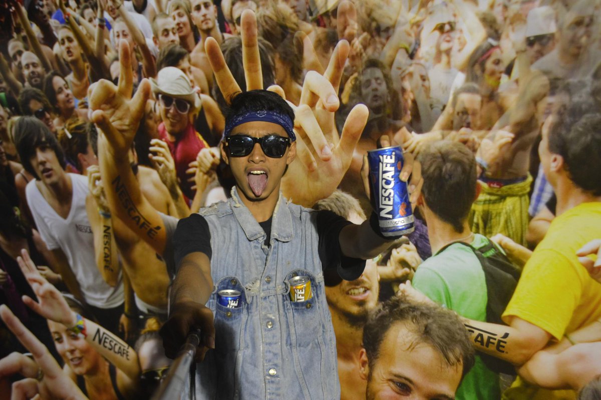 Yeaaahh acaranya seru banget! Nungguin Bang Yoda. Keep Rockin' with NESCAFE!! <a href="/IniBaruHidup/">NESCAFÉ Indonesia</a> #MusikAsik #jogja