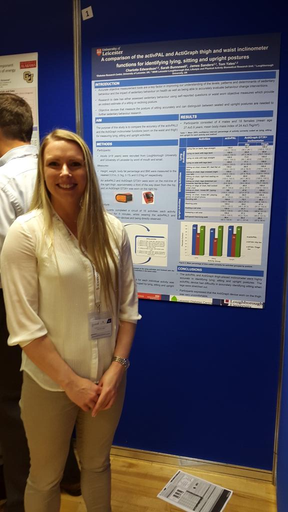 Our @UoLNewsCentre Lecturer Charlotte Edwardson at <a href="/ICAMPAM_2015/">ICAMPAM Limerick</a> presenting work on <a href="/activpal/">activPAL</a> data processing