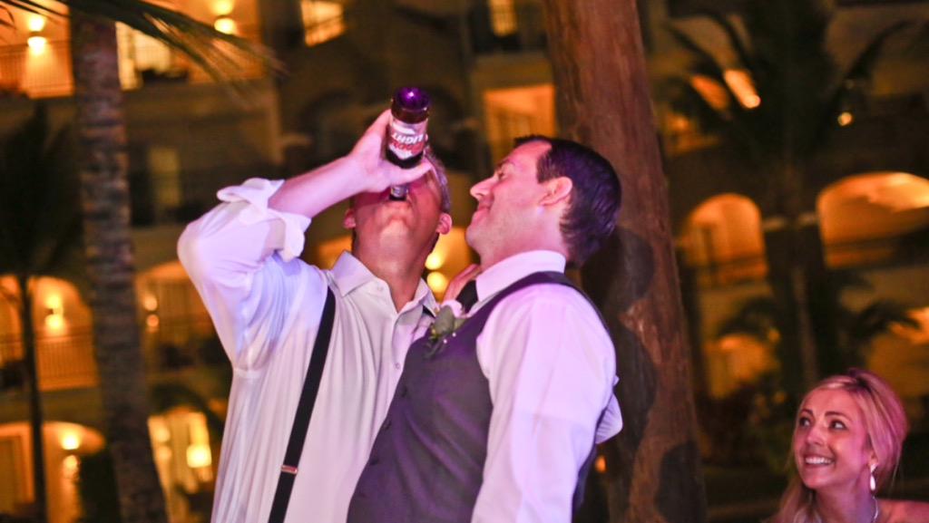 noahg_12's tweet photo. Nothing like getting face-chugged at your wedding #punta2015 @markdevooght @Veronica186 http://t.co/qPJQq86PTk