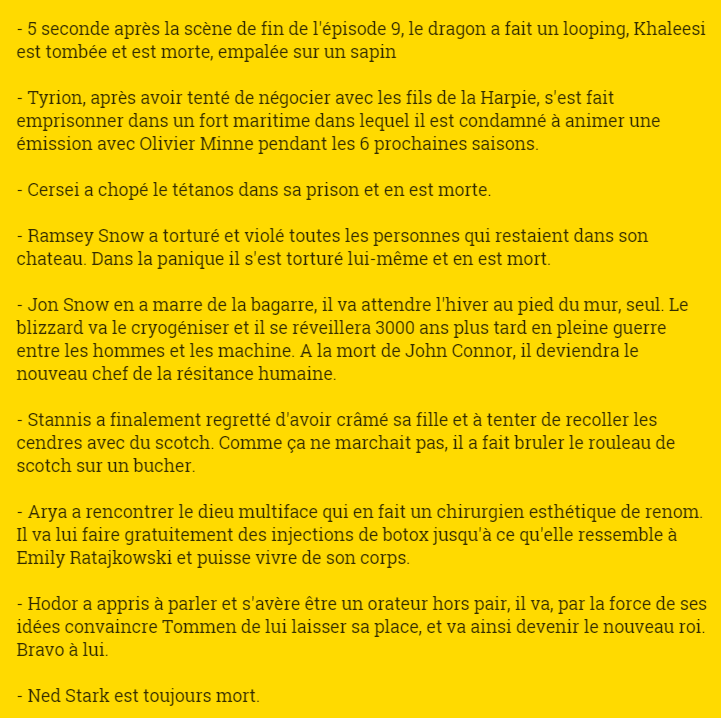 J'ai maté l'épisode 10 de Game of Thrones qui a leaké, voici ce qu'il faut retenir #SPOIL