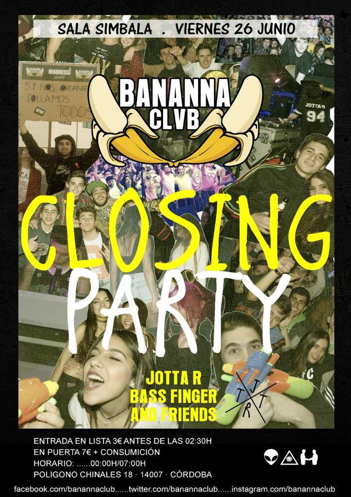 ¿De verdad creías que el cartel esta completo siendo nuestra #CLOSINGPARTY? 😏