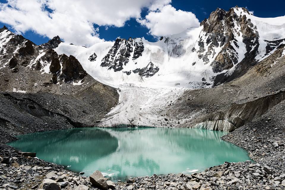TheKarakoram's tweet photo. Glacial lake in #ladakh #himalaya from a previous #expedition researching #glofs http://t.co/gEZgHujgvl