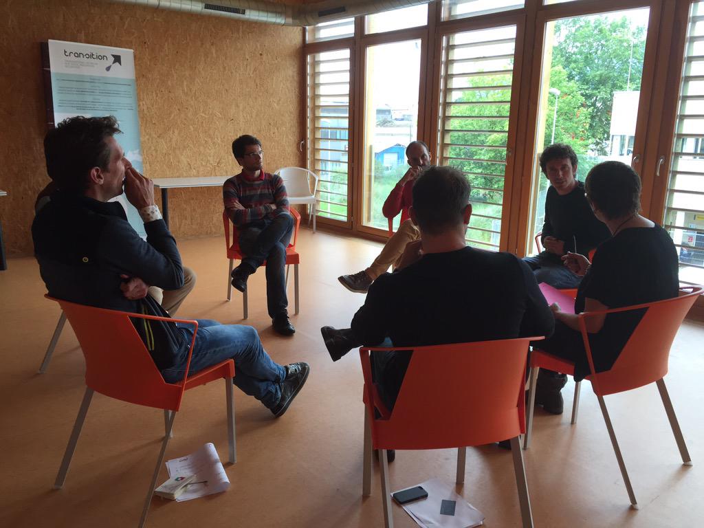 Sinnpark's tweet photo. Last WS in TSL @TRANSITIONeu  with @schoolraising,@RecycLivre,@eLabEurope,#sparespace http://t.co/sNusYB22rS