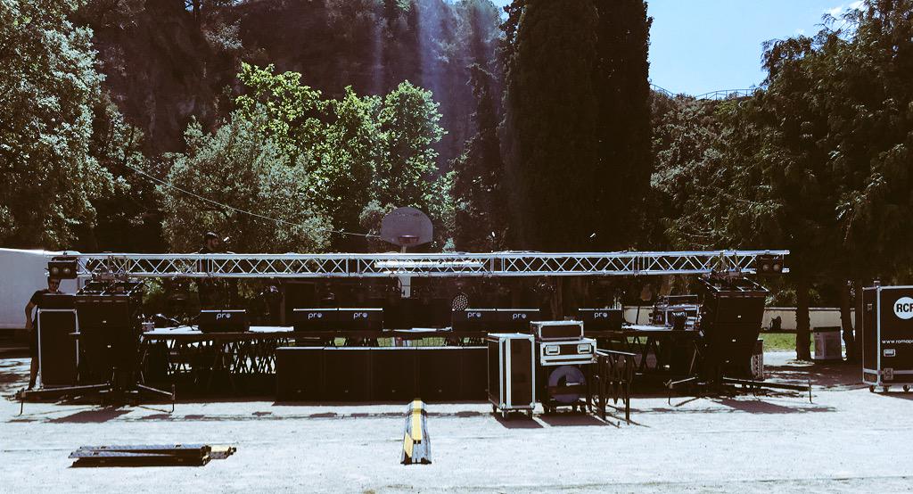 SetUp al Parc de la Creueta del Coll (Barcelona). Aquesta nit i demà varies bandes passaran pel nostre escenari.