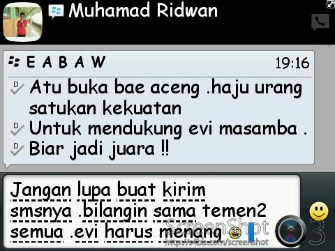 Erllan979's tweet photo. @raden_riidwan @evigasindo #EVIGASSINDO #EVIGASING #DAcademy2 #EviJuaraDA2 http://t.co/pM4pQzy9Wm