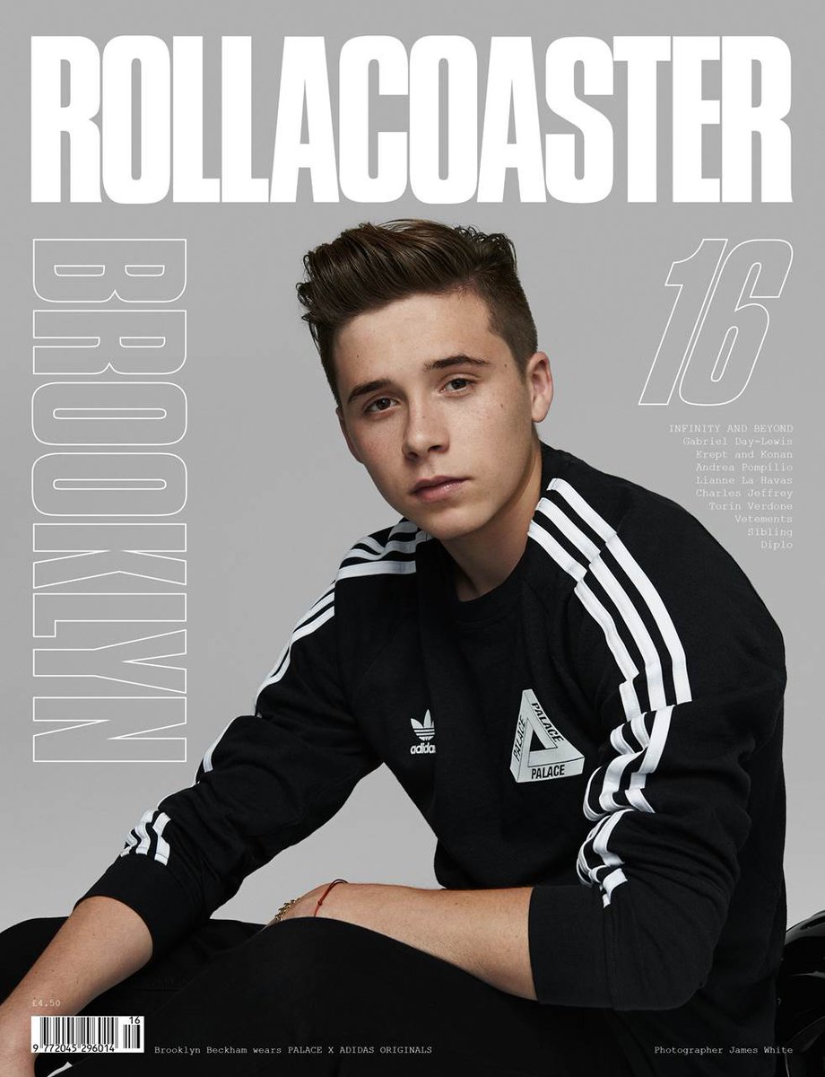 Activo Pasivo Escarchado adidas Originals on Twitter: ".@brooklynbeckham in #PALACExADIDAS on the  latest cover of @rollacoaster mag Impeccable style. Like father like son.  http://t.co/WEktv4xOiD" / Twitter