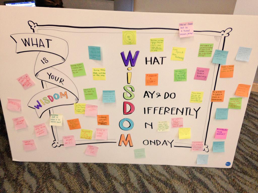 megmusante's tweet photo. Not much time left at our comms summit. So what's your W.I.S.D.O.M. moment? #EMCIC http://t.co/y6ZMo67GvD