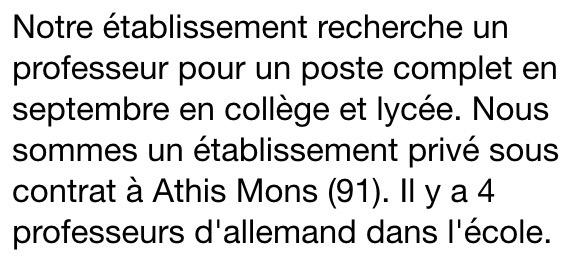 alainchristoph4's tweet photo. Le privé recrute des profs d'allemand....
Je dis ça, je dis rien..
#college2016 http://t.co/0AOqDG6y9d