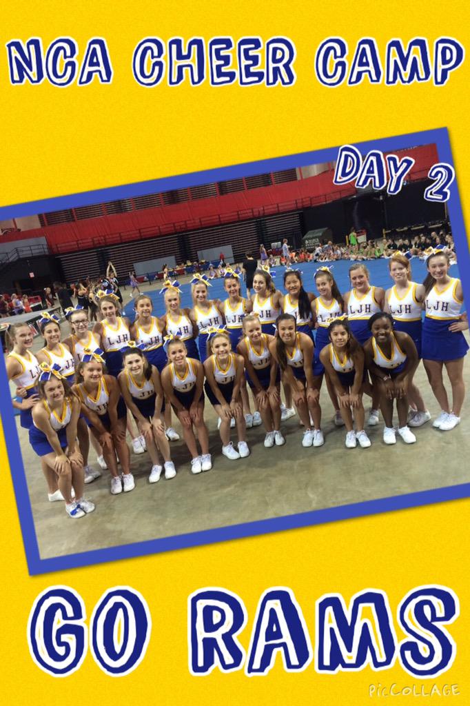 LJHCheer's tweet photo. #NCA #ASU #cheercamp2015 #GoRams http://t.co/gfuzTX03eO