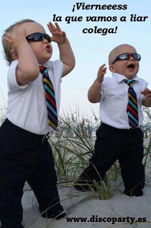Que si, que si!!! Que hoy es VIERNES, adiós exámenes 😂😂🎉🎊🎉🎊🎉