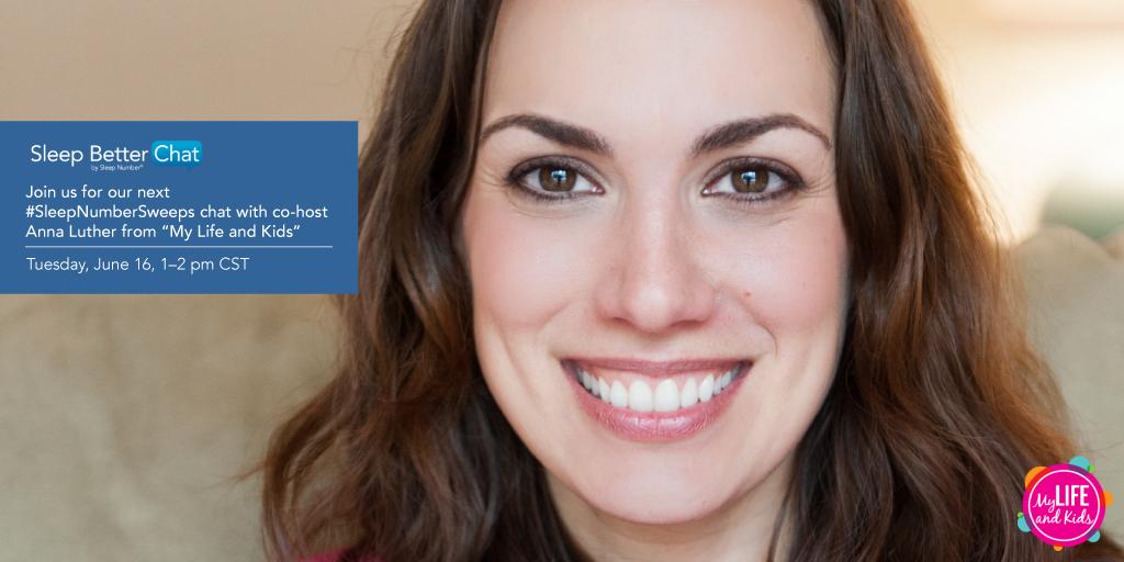 Sleep Number on Twitter "Talk temp & sleep w/ LifeandKidsBlog, 1pm CT