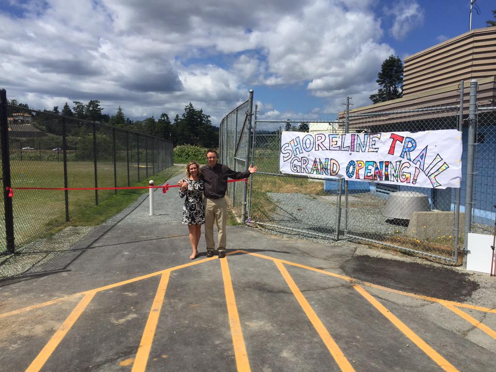 Only an hour away from the Shoreline Trail Grand Opening! @sd61learn