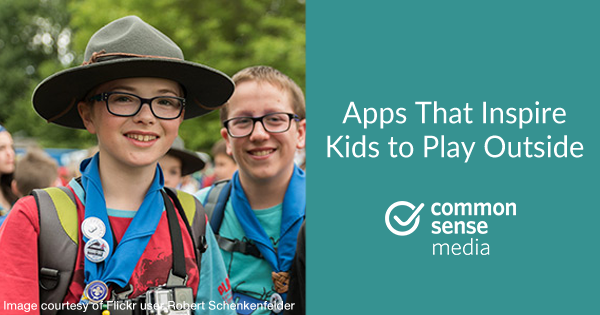 CommonSense's tweet photo. 27 apps to inspire #kids to play outside: http://t.co/4sWj0OGIqj #outdoorplay #kidsmedia http://t.co/L3JBwca1gO