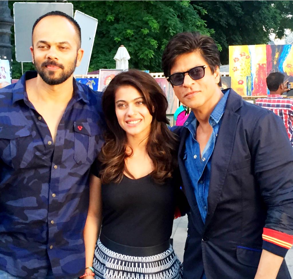 Srk Walks Down Memory Lane With Kajol On Sets Of Dilwale