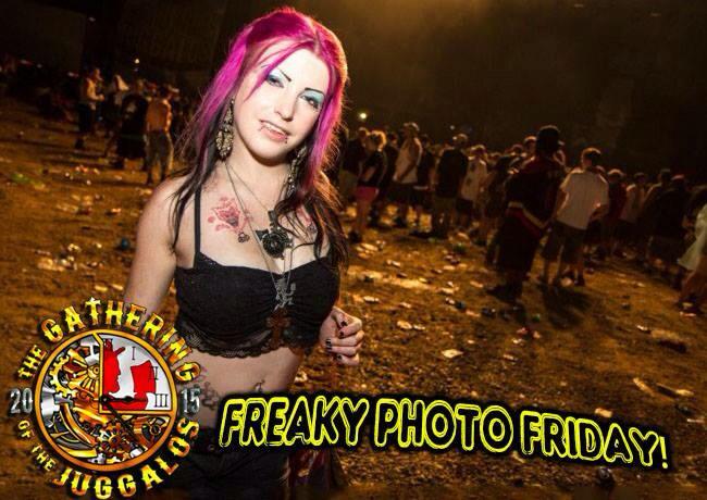 Freaky Friday Photo time! Shout out to all the amazing Juggalettes who come to the gathering each year! Whoop whoop!